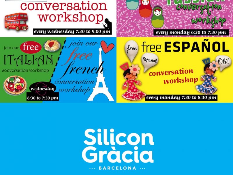 ¿Quieres aprender idiomas con Silicon Gràcia_